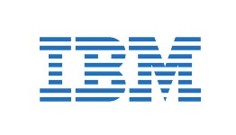 IBM logo in blue