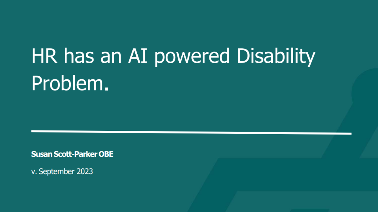 HR has an AI-powered Disability Problem
